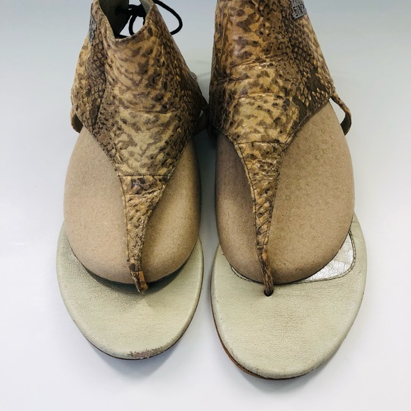 Miss Sixty Snakeskin Gladiator Sandals size 8.5 - Picture 3 of 5